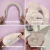 Drip Eraser by The Original Makeup Eraser, Absorbent Headband, 2 Wristbands, 1 PRO Cloth to Collect Water During Face Washing, 4 Piece Bridal Spa Set, One Size Fits Most, Wedding White view 4