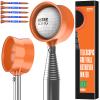 SisterAling 9ft/12ft Water Telescopic Golf Ball Retriever,Classic and Durable Stainless Steel Pick-Up Upper Grabber Tool,The Best Accessory Gift for Men and Women Golfers.(Orange, 9Ft) view 1
