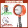 SisterAling 9ft/12ft Water Telescopic Golf Ball Retriever,Classic and Durable Stainless Steel Pick-Up Upper Grabber Tool,The Best Accessory Gift for Men and Women Golfers.(Orange, 9Ft) view 3
