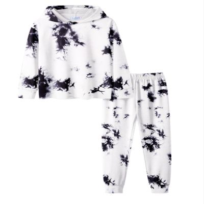 Arshiner Girl's 2 Piece outfits Clothing Set Long Sleeve Pullover Hooded Sweatshirt Sweatsuits and Sweat pants Tracksuits