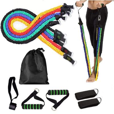 PGNEX Fitness Stretch Pull-Up Resistance Band Workout Set Exercise Yoga Rubber Pull Door Rope Gym Strength Training