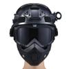 Tactical Airsoft Helmet with Detachable Goggles and Full Face Mask: Military Grade Gear for Paintball and Airsoft 655 view 1