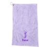 101 BEACH Personalized Men's Golf Bag Towel with Embroidered Name (Lavender - Embroidered Name Man) view 1