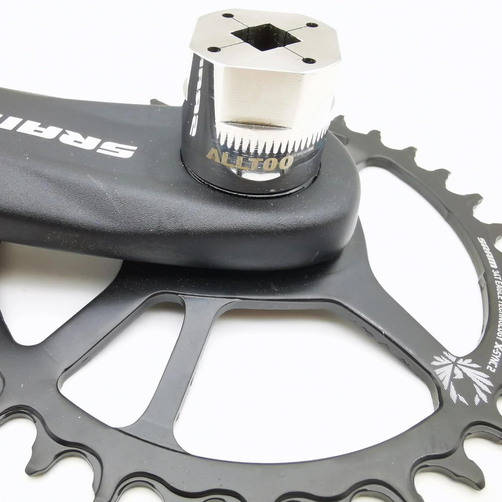fistCycling New for Sram MTB/Road DUB RED XX1 Crank Arm Bolt M18/M30 Alloy Self Extracting TOOL, normal, black
