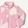 Amazon Essentials Toddler Girls' Sherpa Fleece Full-Zip Jacket, Fleece Lined, Pink Clouds, 4T view 2
