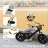 KRIDDO Toddler Balance Bike 2 Year Old, Age 24 Months to 5 Years Old, 12 Inch Push Bicycle with Customize Plate (3 Sets of Stickers Included), Steady Balancing, Gift Bike for 2-3 Boys Girls, Night view 4
