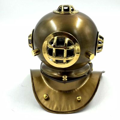 NineFit Basics Diving helmet 8"" Mini Marine scuba show case unique replica item antique lovers best show piece nautical item replica, Retro Cop