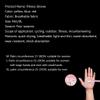YOGOTEU Silicone Road Riding Gloves Anti-Sweat Half Finger Camping Hiking Gloves Gym Fitness Gloves Sports Gloves, Yellow view 4