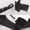 Bras for Women No Underwire Adjustable Push Up Bras Full Coverage Support Bralette Plus Size Everyday Bra Black view 4