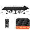 Folding Bed Cot with Mattress, Camping Cots for Sleeping Comfortable Guest Bed for Adults 600D Oxford Portable Folding Outdoor Cots for Office/Home Nap/Outdoor Travel(190 * 68 * 49cm) view 2