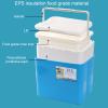 15L Insulated Portable Cooler Hard Cooler Box Hygienic Keep Freshness While Outdoor Fishing (Blue) view 2