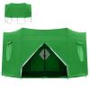 NineFit Basics Trampoline Tent, Trampoline Tent, Protect from Wind and Sun Round Trampoline Shade Top, Anti-UV Trampolines Sunshade Accessories for Outdoor Backyard Playground(Tent Only), 6FT view 1