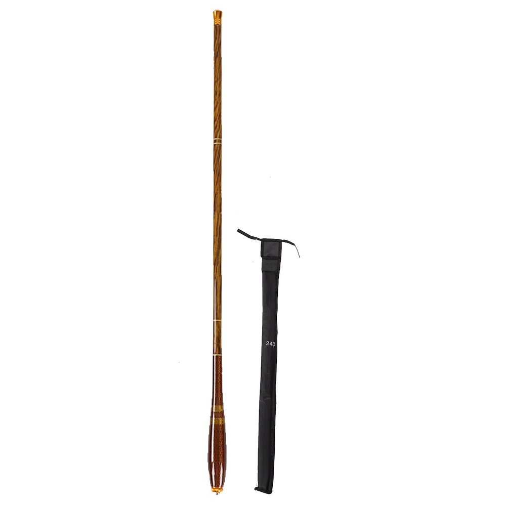Sunicon Mini Fishing Rod, Carbon Fiber Spinning Fishing Pole UltraShort Ultralight Portable Telescopic (2.7 Meters)