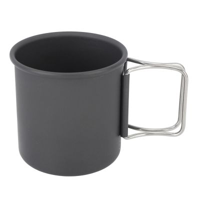 Enlybee Durably 304 Stainless Steel Camping Mug with Secure Foldable Handle for Outdoor Adprojects
