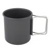Enlybee Durably 304 Stainless Steel Camping Mug with Secure Foldable Handle for Outdoor Adprojects view 1
