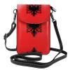 Albanian Flag Women'S Lightweight Compact Leather Crossbody Bag Cell Phone Bag Travel Bag Shoulder Bag Wallet view 1