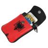 Albanian Flag Women'S Lightweight Compact Leather Crossbody Bag Cell Phone Bag Travel Bag Shoulder Bag Wallet view 4