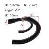 OUZINE Ultralight Carbon Fiber Road Gravel Bikes Drop Bar UD Full Carbon Fibre Handlebar and stem Integrated Carbon 31.8mm Conversion Adapter 28.6mm(400 with 100mm) view 4