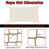 KAERYHET Safety Rope Net Kids Pet Stairs Balcony Railings Protection Rope Netting Playground Net Sports Netting Baseball Softball Backstop Nets view 2