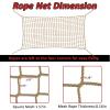 KAERYHET Safety Rope Net Kids Pet Stairs Balcony Railings Protection Rope Netting Playground Net Sports Netting Baseball Softball Backstop Nets view 2