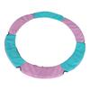 SUOGROLI Trampoline Spring Cover with 6 Holes for Pole, Jumping Bed Cover Trampoline Spring Pad Trampoline Accessory Oxford Cloth,150cm,Pink+Green view 1