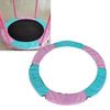 SUOGROLI Trampoline Spring Cover with 6 Holes for Pole, Jumping Bed Cover Trampoline Spring Pad Trampoline Accessory Oxford Cloth,150cm,Pink+Green view 2