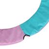 SUOGROLI Trampoline Spring Cover with 6 Holes for Pole, Jumping Bed Cover Trampoline Spring Pad Trampoline Accessory Oxford Cloth,150cm,Pink+Green view 3