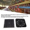 Eco - Friendly Solar Fan Kit for Greenhouses & Pet Enclosures - High - Speed Climate Control - Sun - Powered Ventilation view 3