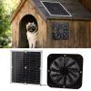 Eco - Friendly Solar Fan Kit for Greenhouses & Pet Enclosures - High - Speed Climate Control - Sun - Powered Ventilation view 4
