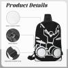 HJBNW Sling Backpack Crossbody Sling Bag for Men Women Cross Chest Bag Drummer Shoulder Bag Travel Hiking Daypack view 4