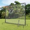 Tennis Practice Rebounder Net 9.5 x 7FT Tennis Net, Tennis Backboard Net for Tennis Racquet Sports Ball Pickleball, Tennis Training Equipment for Indoor and Outdoor view 4