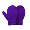 Toddler Mittens Thick Knit Kids Winter Gloves - Warm Magic Gloves Purple One Size (Fits 1-3 Years) view 1
