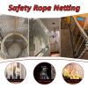 KAERYHET Safety Rope Net Kids Pet Stairs Balcony Railings Protection Rope Netting Playground Net Sports Netting Baseball Softball Backstop Nets view 3