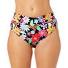 Salt + Cove Womens Juniors Penny Lane High Waist Swim Bottom Separates Black L view 1