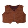 Lorilida Boys/Girls Cowboy Jacket Waistcoat Kids Cowgirl Vest Medieval Renaissance Cowboy Outerwear Tops Brown 8 Years view 1