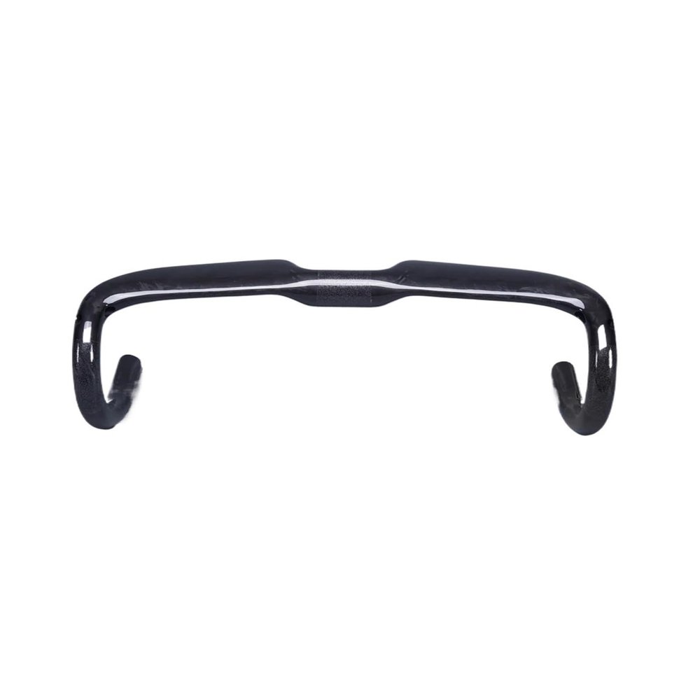 OUZINE Ultralight Carbon Fiber Road Gravel Bikes Drop Bar Bicycle Road Bent Bar Carbon Handlebar Drop Bar Road Bike Racing 31.8 * 400/420/440mm Internal Routing(Matt - 420mm)