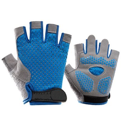 Holiberty Kids Half Finger Sport Gloves Non-Slip Children Cycling Sports Mittens Parkour Outdoor Shockproof Sports Training Gloves