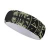 Adjustable Stretch Elastic Hair Bands, Moisture Absorbing Workout Headband for Running, Cycling, Football, Yoga Compatible with Norse Viking Vegvisir Runic Compass view 1