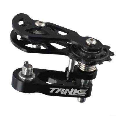 Bicycles Chain Tensioner For 8 12 Speed Bicycles With Multi-segment Tension Adjustment And Double Spring Chain Guide, Noiseless Performance(Black)