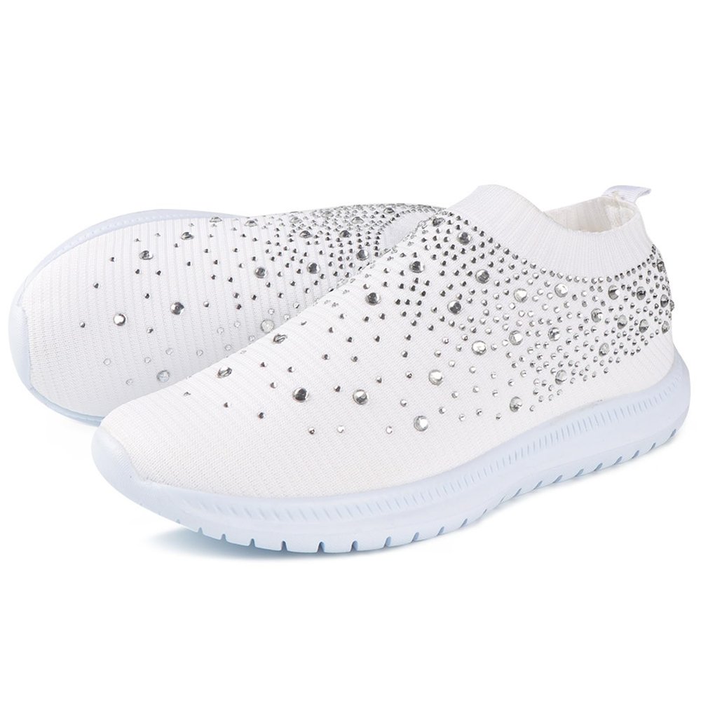 Sneakers For Women Black And Gold Walking Shoes for Women Slip On Lightweight Sock Sneakers Non Slip Comfortable Casual Fashion Running Tennis Athletic Gym Shoes