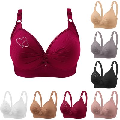 Bras for Women No Underwire Adjustable Push Up Bras Full Coverage Support Bralette Plus Size Everyday Bra
