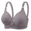 Bras for Women No Underwire Adjustable Push Up Bras Full Coverage Support Bralette Plus Size Everyday Bra Gray view 2