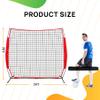 7x7 ft Barricade Backstop Net, Sports Barrier Net, Multi-Sport Backstop Net with Carry Bag - Baseball, Softball, Lacrosse, Soccer, Basketball, Tennis - Protective Screen for Practice view 3