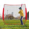 7x7 ft Barricade Backstop Net, Sports Barrier Net, Multi-Sport Backstop Net with Carry Bag - Baseball, Softball, Lacrosse, Soccer, Basketball, Tennis - Protective Screen for Practice view 4