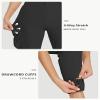 MOURCE Womens Hiking Pants Lightweight Quick Dry - Waterproof Summer Travel Pants with Pockets, Black view 4