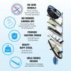 HIKULA 5 Board Surf Rack Wall Mount for Surfboard, Wakeboard, Snowboard Storage Adjustable Wall Hangers Boards Display view 2