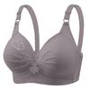 Bras for Women No Underwire Adjustable Push Up Bras Full Coverage Support Bralette Plus Size Everyday Bra Gray view 2