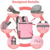 Insulated Cooler Backpack 30 Cans - Leak Proof Beer Backpack Lightweight Cooler Bag for Travel, Camping, Beach, Lunch (Pink - 1pcs) view 3