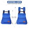 Odoland Ski and Snowboard Training Harness for Kids, Skiing Strap with Backpack, Adjustable Seat Strap and Easy Lift Handle, Speed Control Teaching, Perfect for Kid Beginners Boy and Girl, Blue view 3