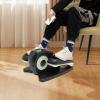 Under Desk Elliptical Machine,Electric Elliptical Machine with Remote Control&LCD Display,Portable Seated Pedal Exerciser with 5 Adjustable Speed,Portable Trainer for Home & Office (Green) view 3